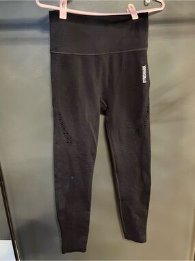 Gymshark Black Energy High-Rise Leggings - Minimal Logo